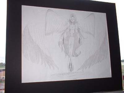 An angel I drew in Grade 10...I am sure glad my anatomy has improved ><
